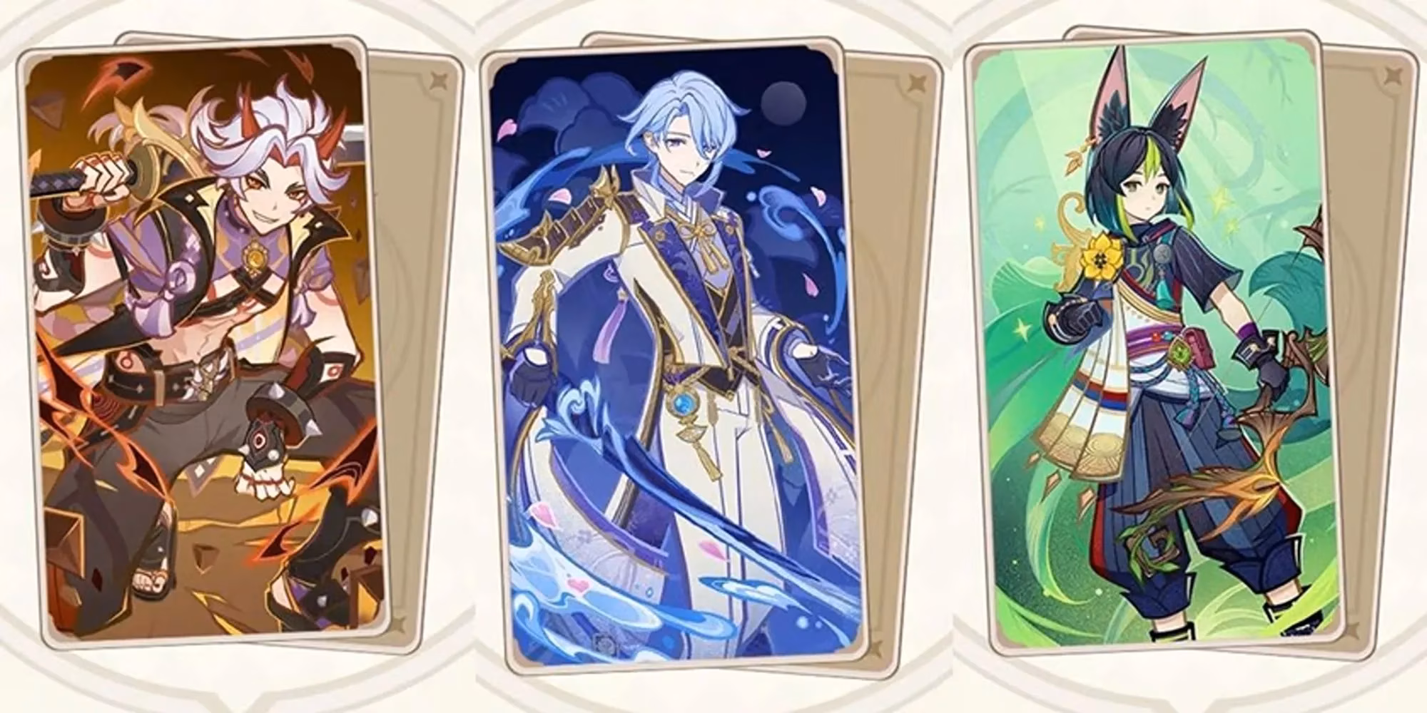 genshin-impact-s-tcg-expands-ayato-itto-and-tighnari-join-the-fray-in-2026-image-0